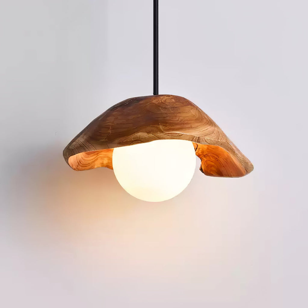 Lampă suspendată Lunawood Halo