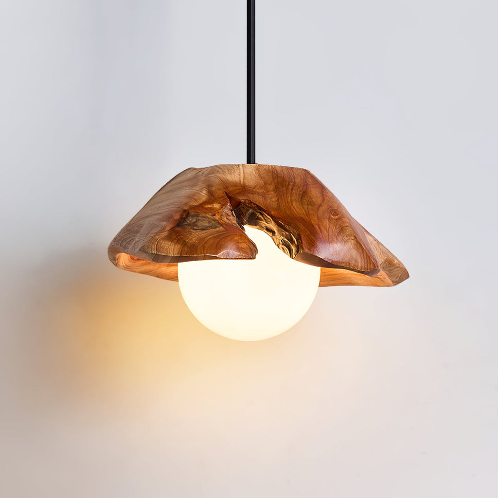 Lampă suspendată Lunawood Halo