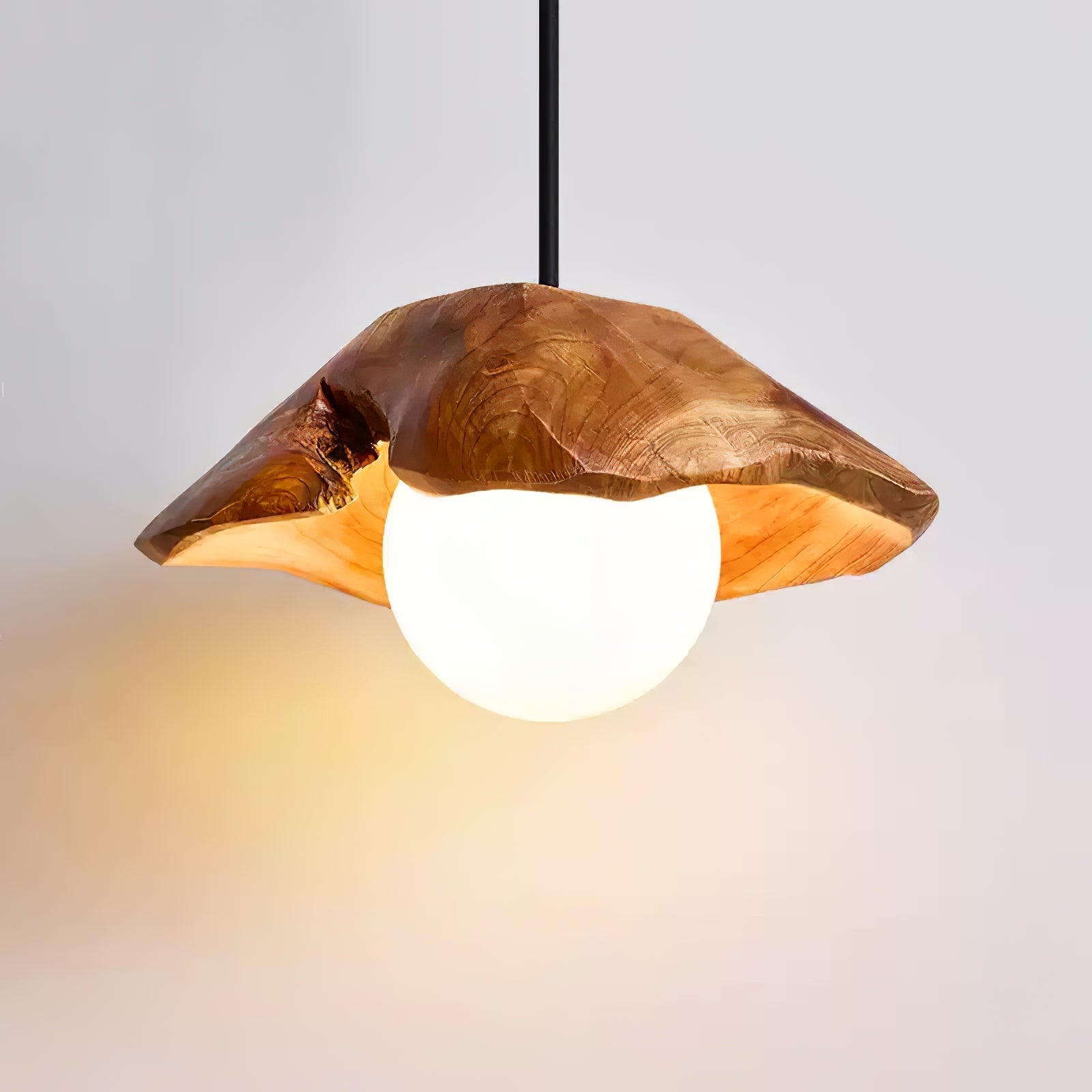 Lampă suspendată Lunawood Halo