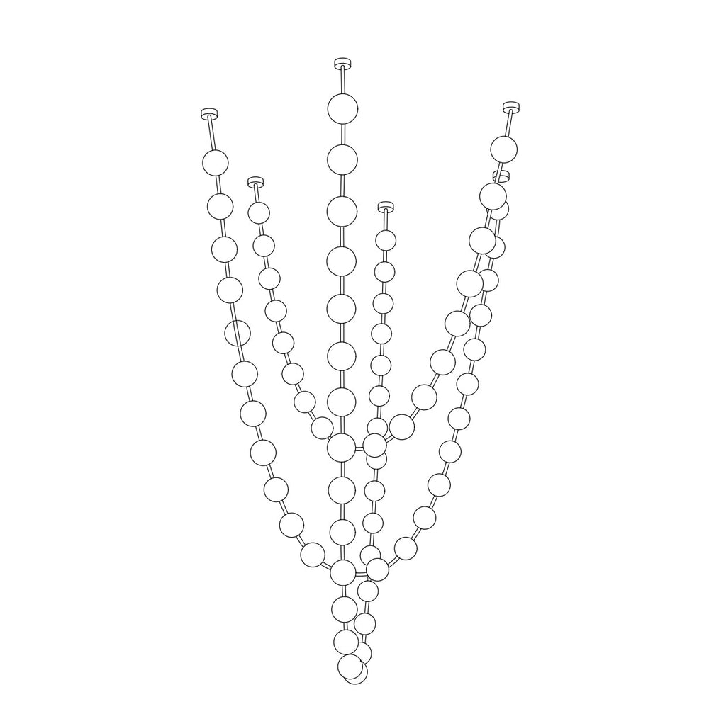 Strand Necklace Chandelier