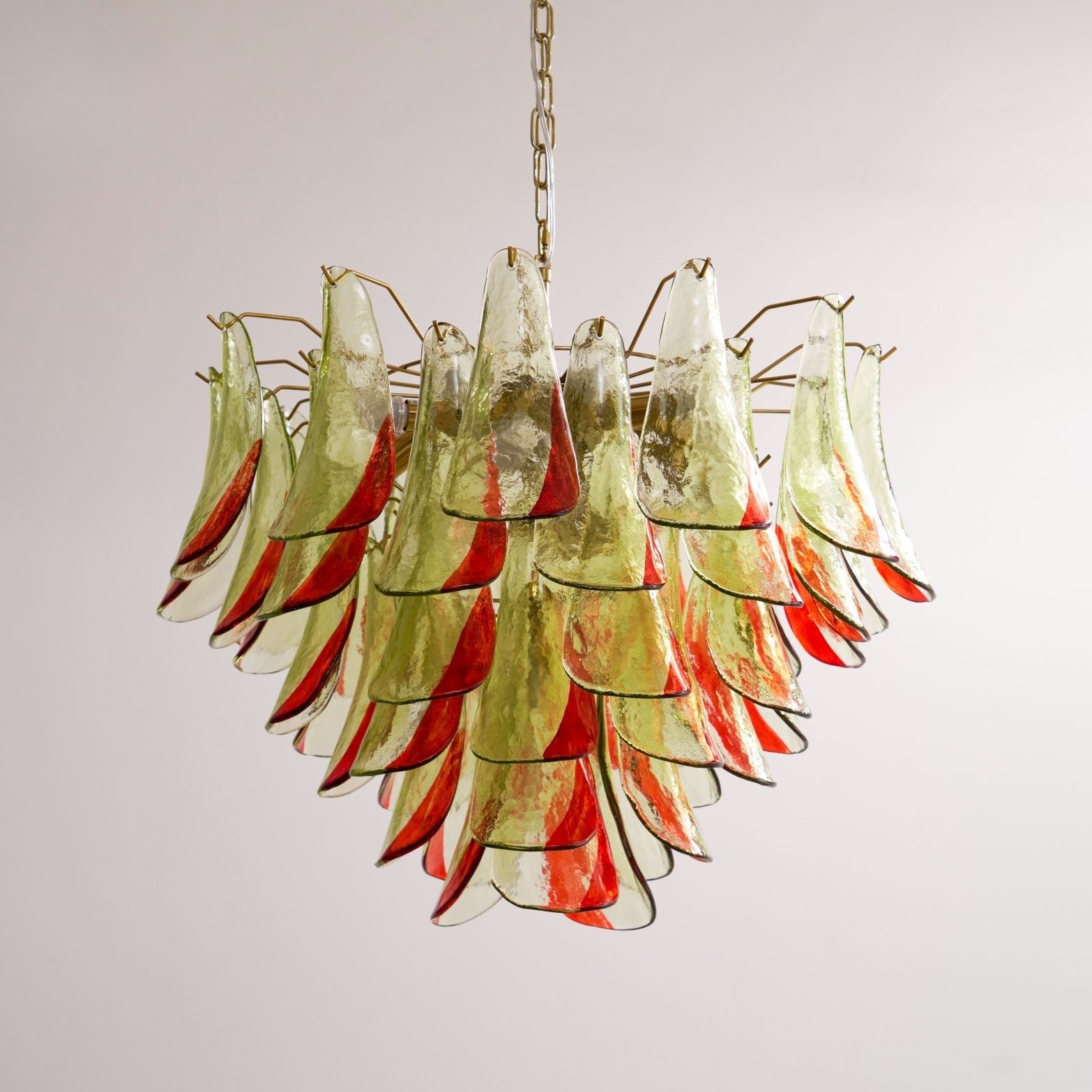 Emerald Flame Murano Glass Chandelier - Vakkerlight