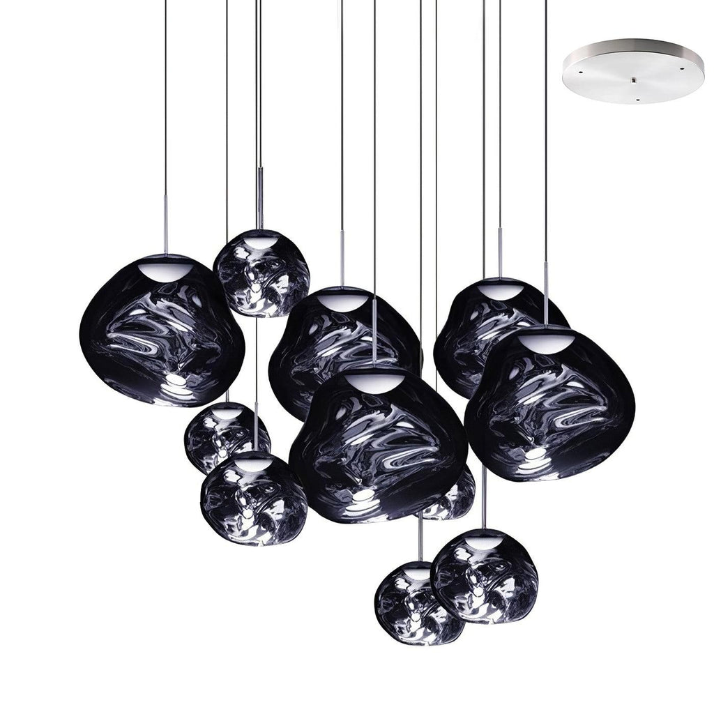 Lampă suspendată rotundă Multi Lava
