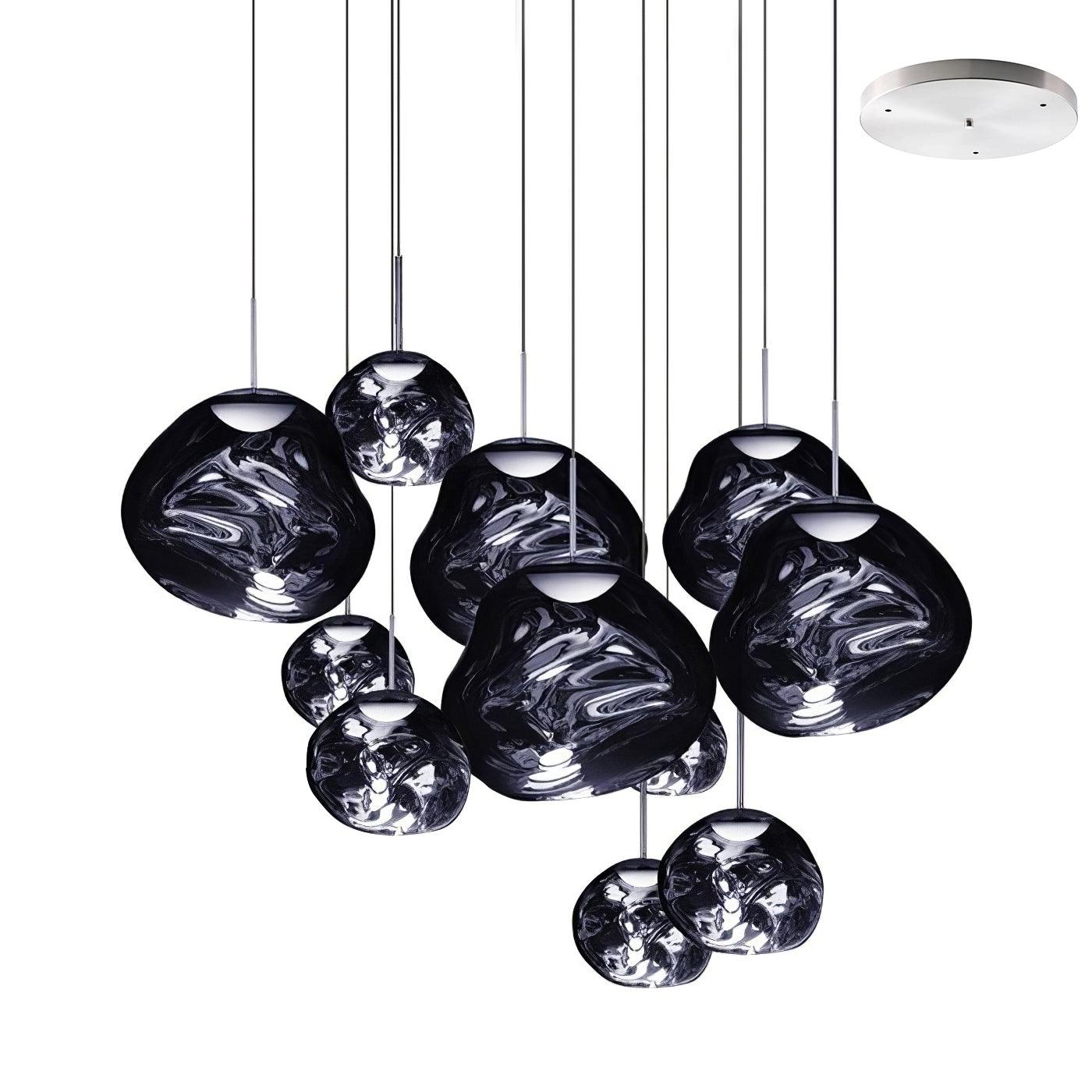 Lampă suspendată rotundă Multi Lava