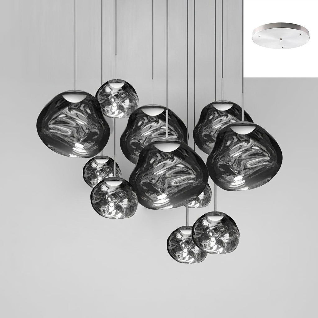 Lampă suspendată rotundă Multi Lava