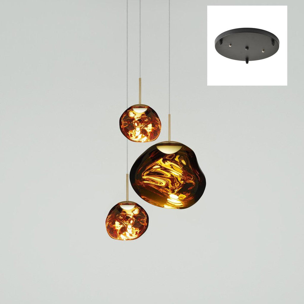 Lampă suspendată rotundă Multi Lava
