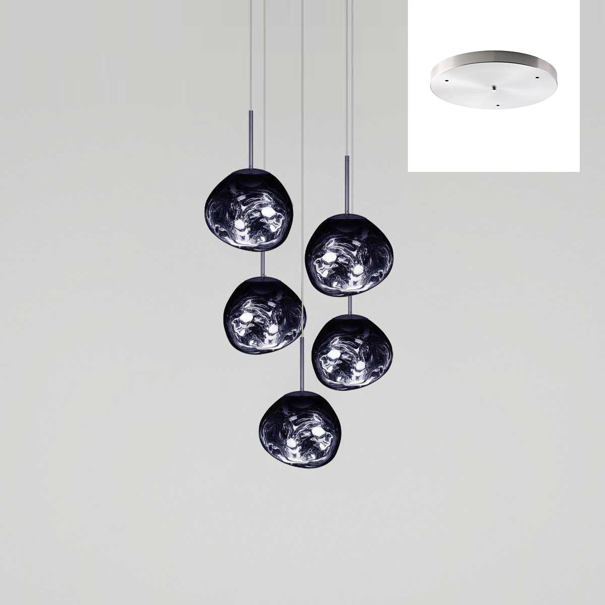 Lampă suspendată rotundă Multi Lava
