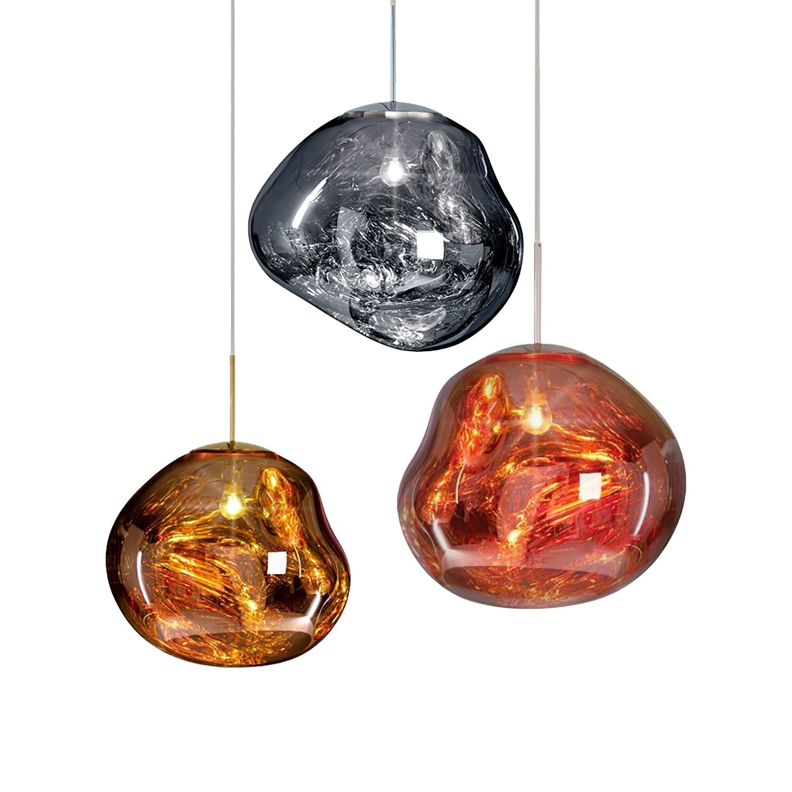 Lampă suspendată rotundă Multi Lava
