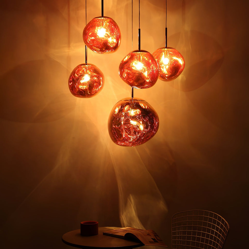 Lampă suspendată rotundă Multi Lava