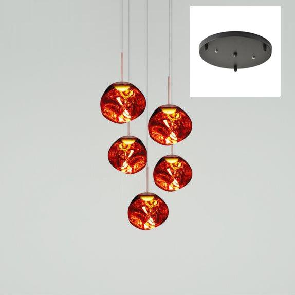 Lampă suspendată rotundă Multi Lava