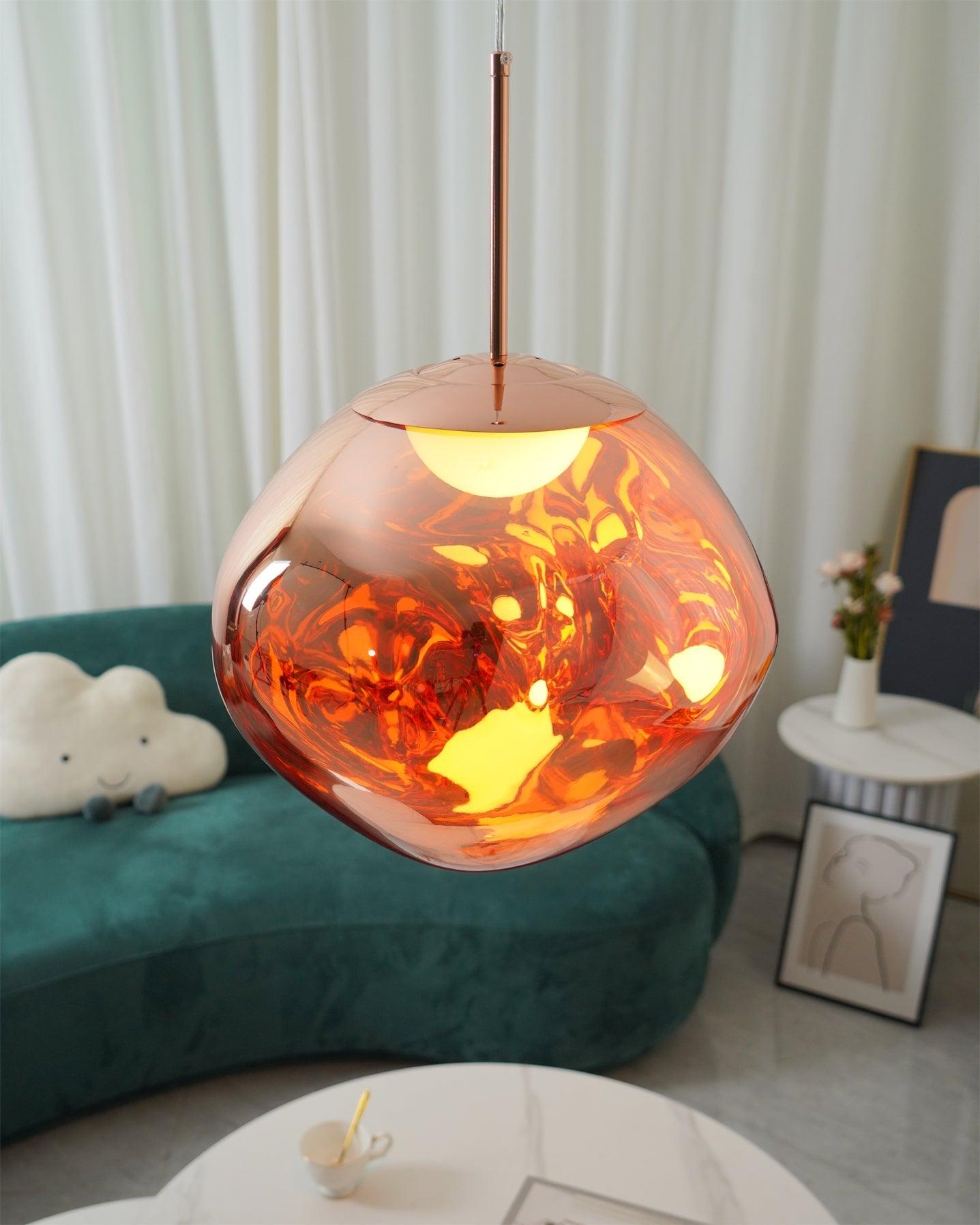 Lampă suspendată rotundă Multi Lava