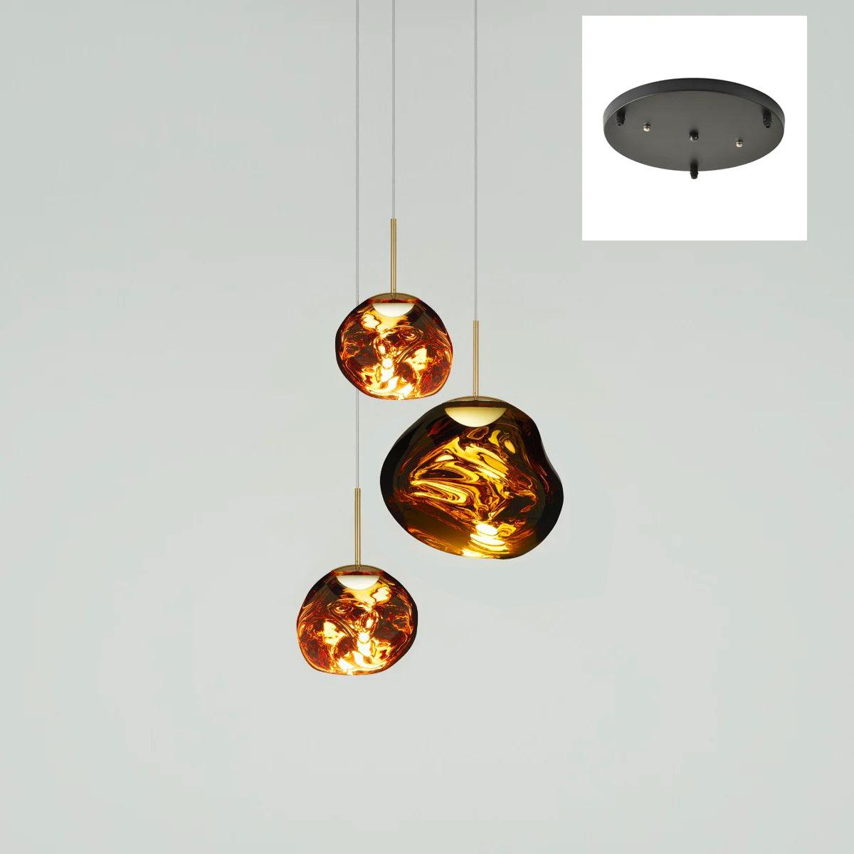 Lampă suspendată rotundă Multi Lava