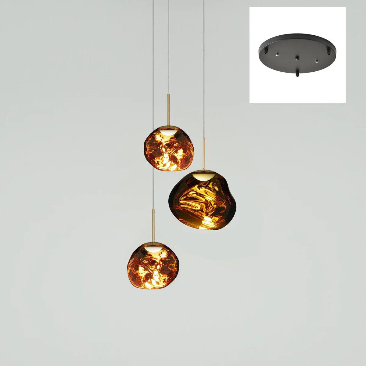 Lampă suspendată rotundă Multi Lava
