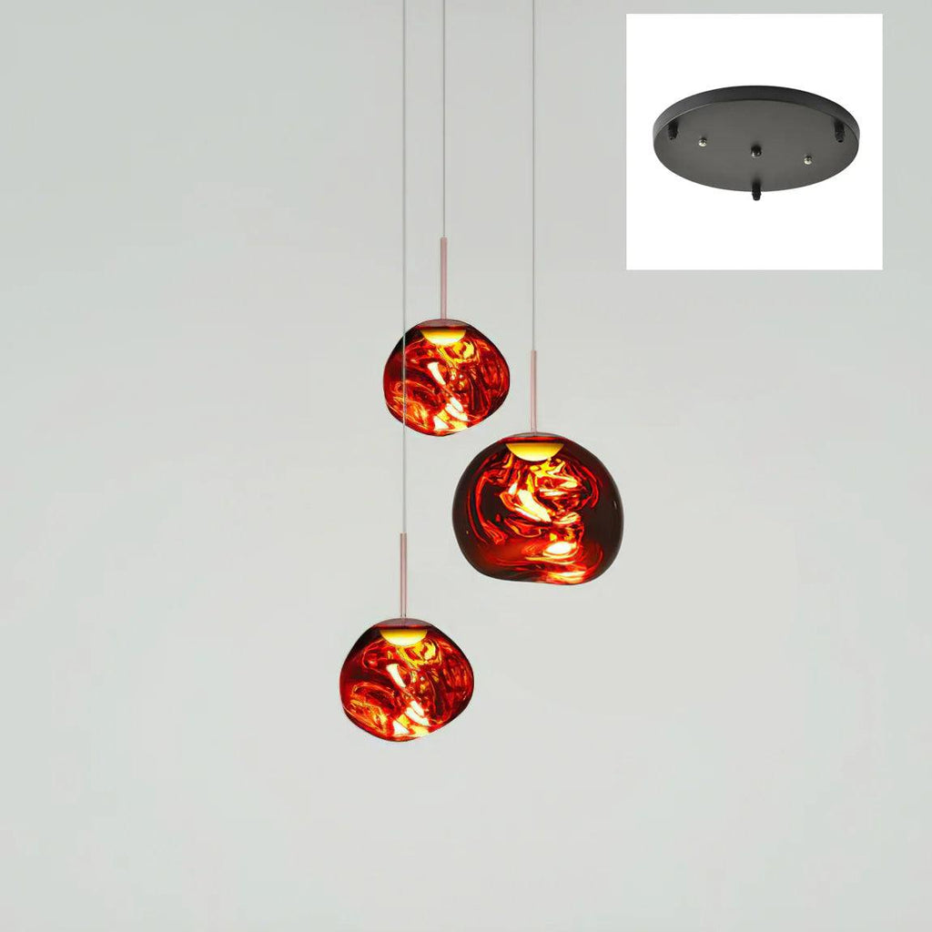Lampă suspendată rotundă Multi Lava