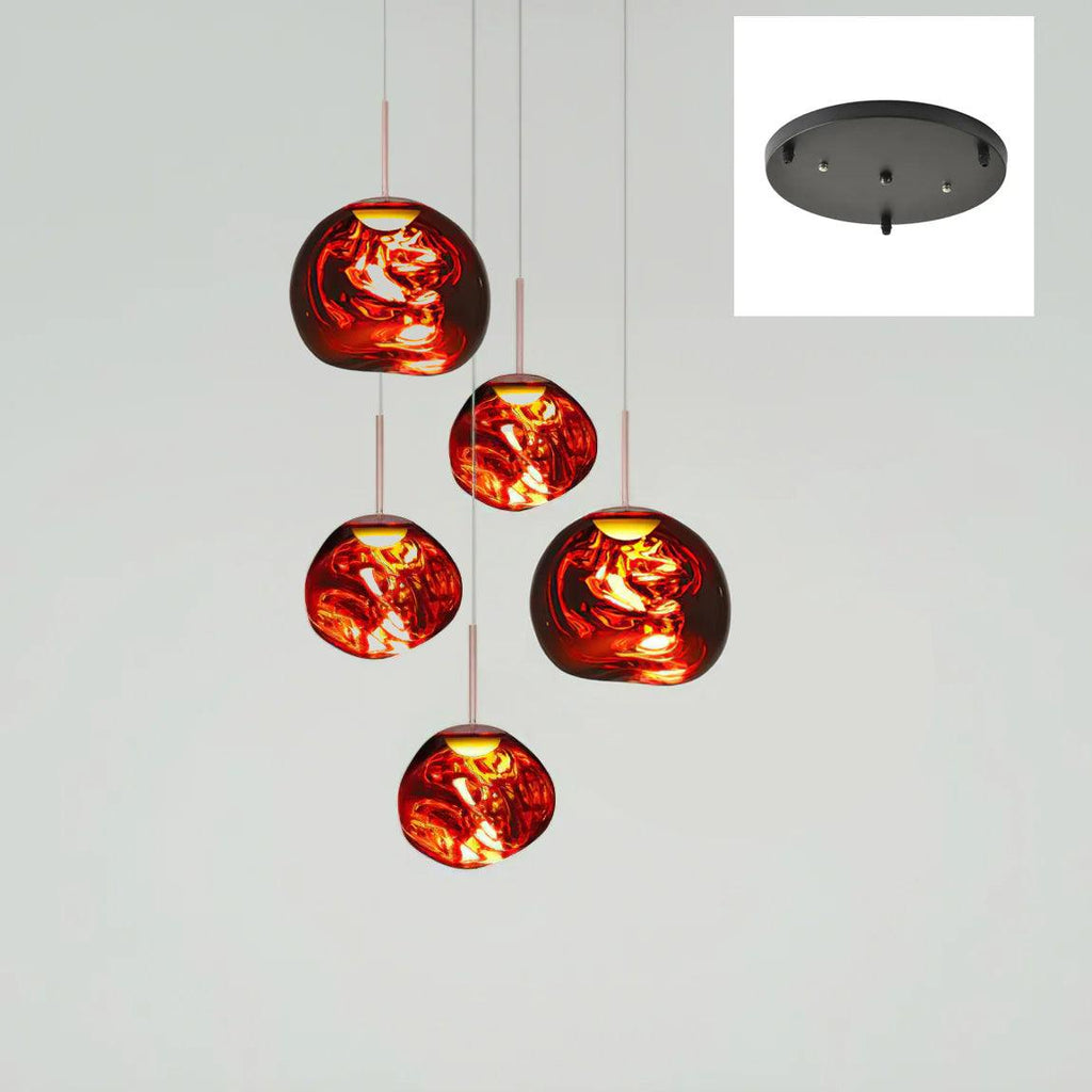 Lampă suspendată rotundă Multi Lava
