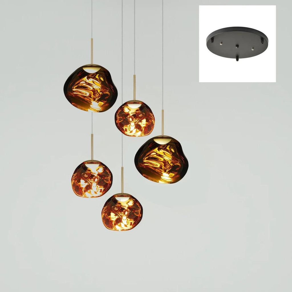Lampă suspendată rotundă Multi Lava