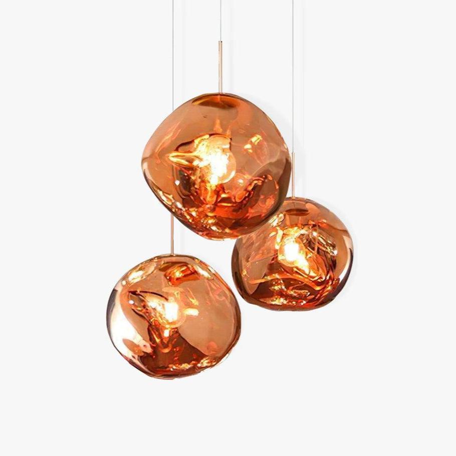 Lampă suspendată rotundă Multi Lava