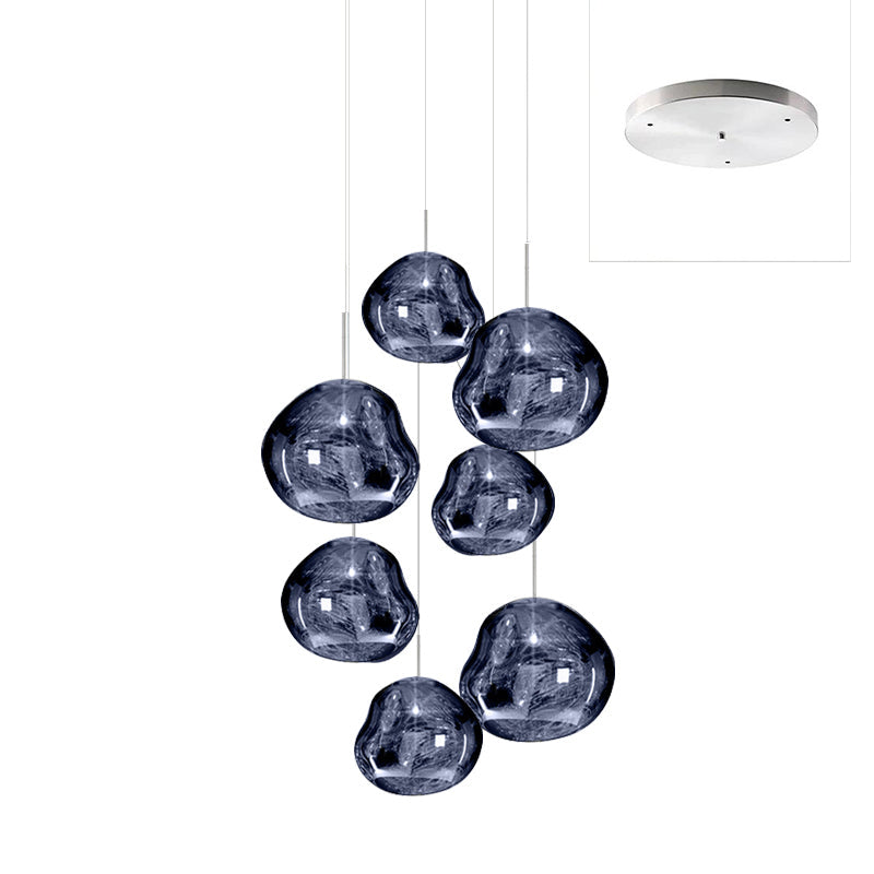 Lampă suspendată rotundă Multi Lava