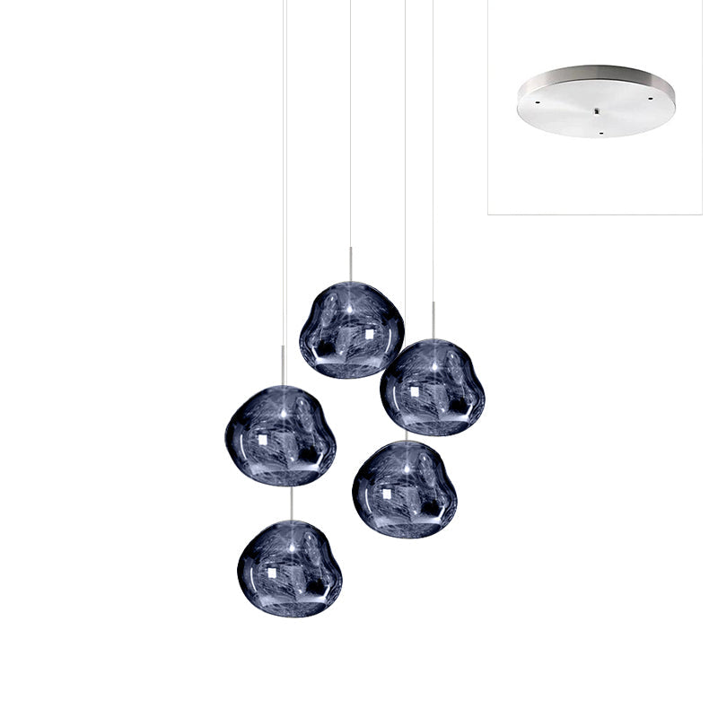 Lampă suspendată rotundă Multi Lava
