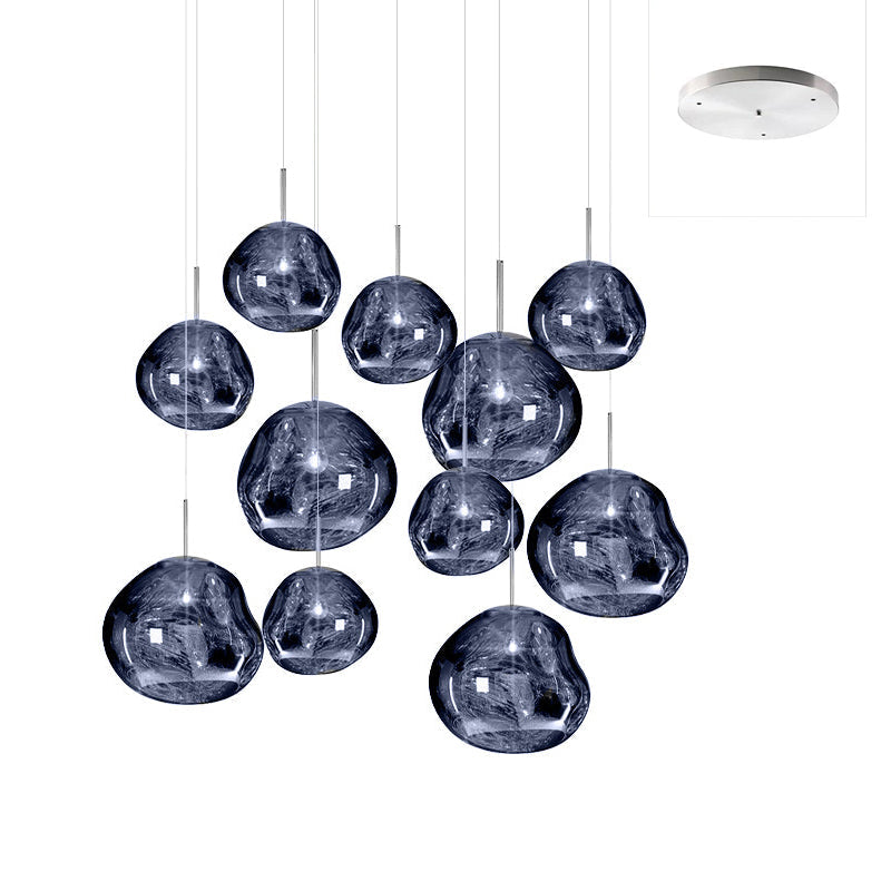 Lampă suspendată rotundă Multi Lava