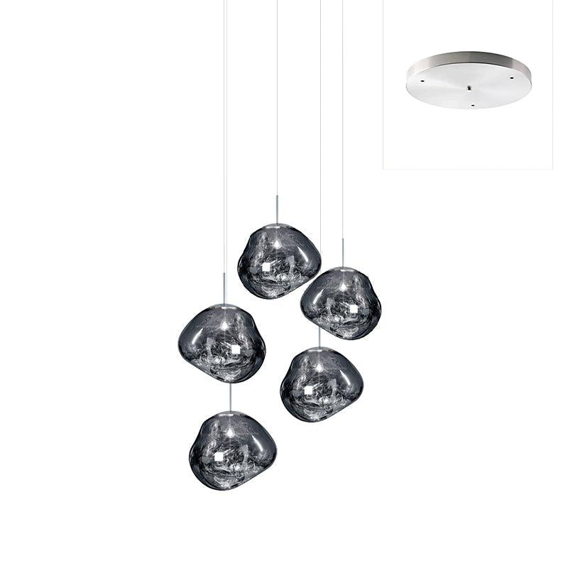 Lampă suspendată rotundă Multi Lava