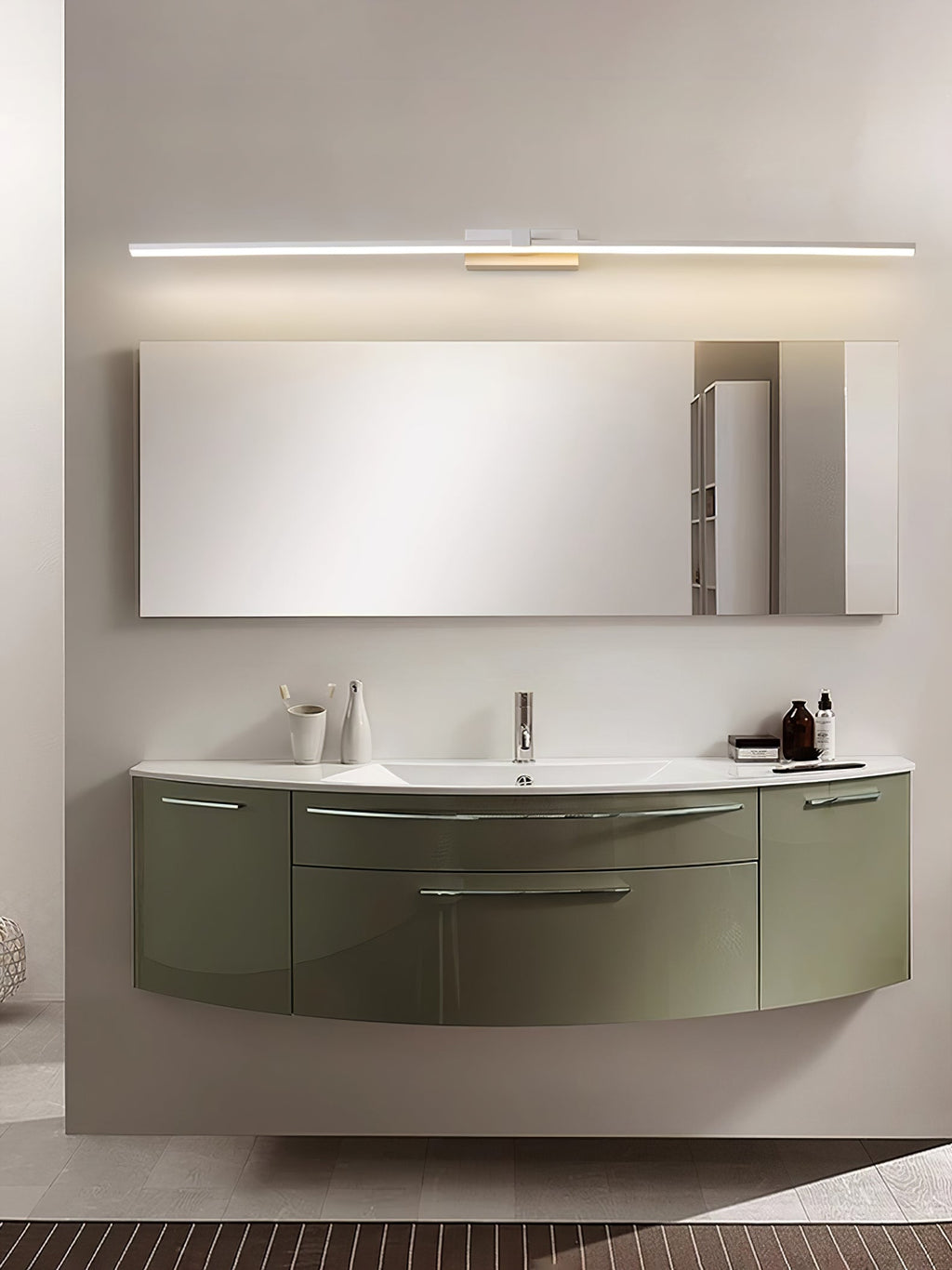 Metal Linear Mirror Wall Light – puntodiluce.com