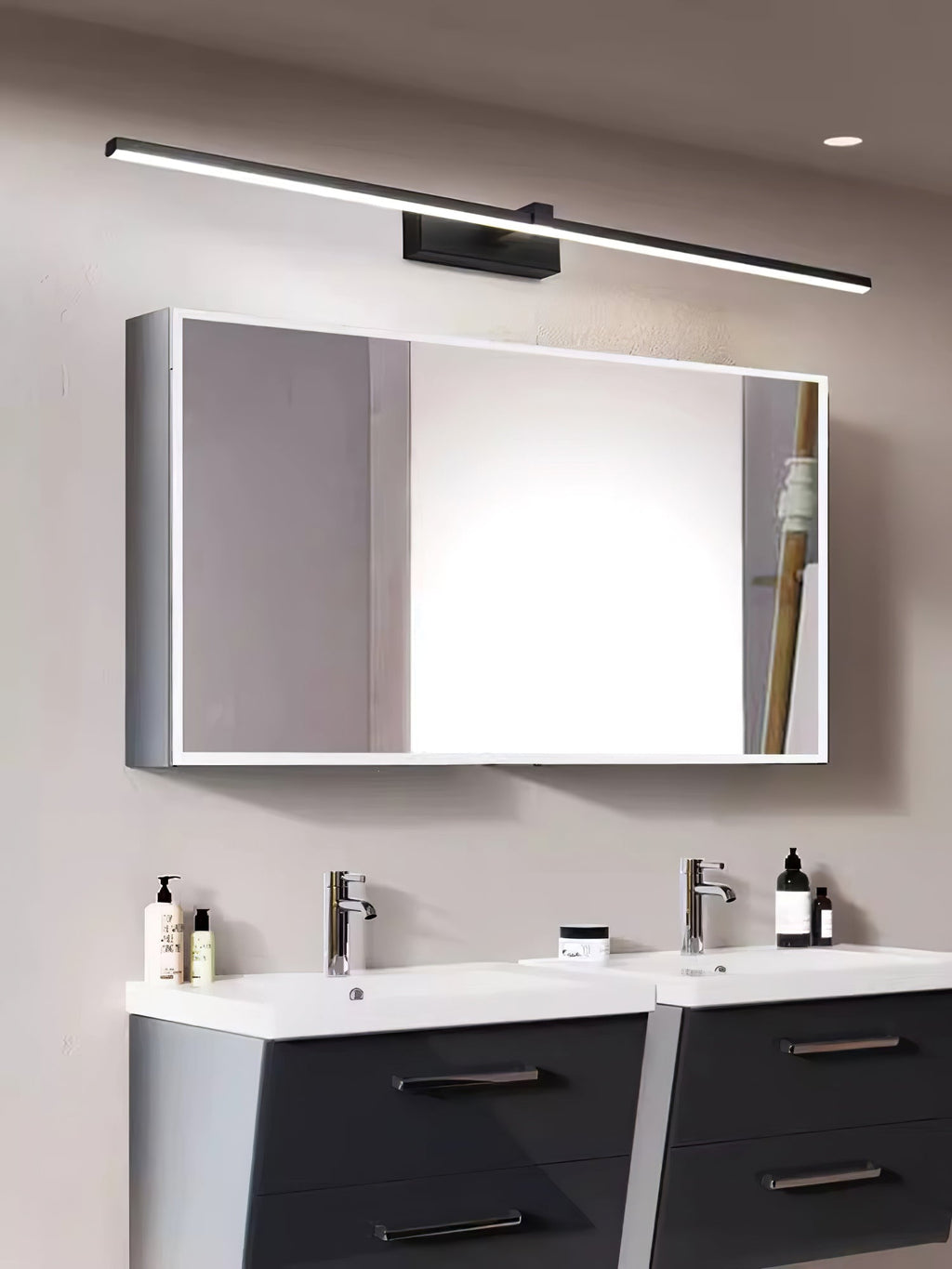 Metal Linear Mirror Wall Light – puntodiluce.com