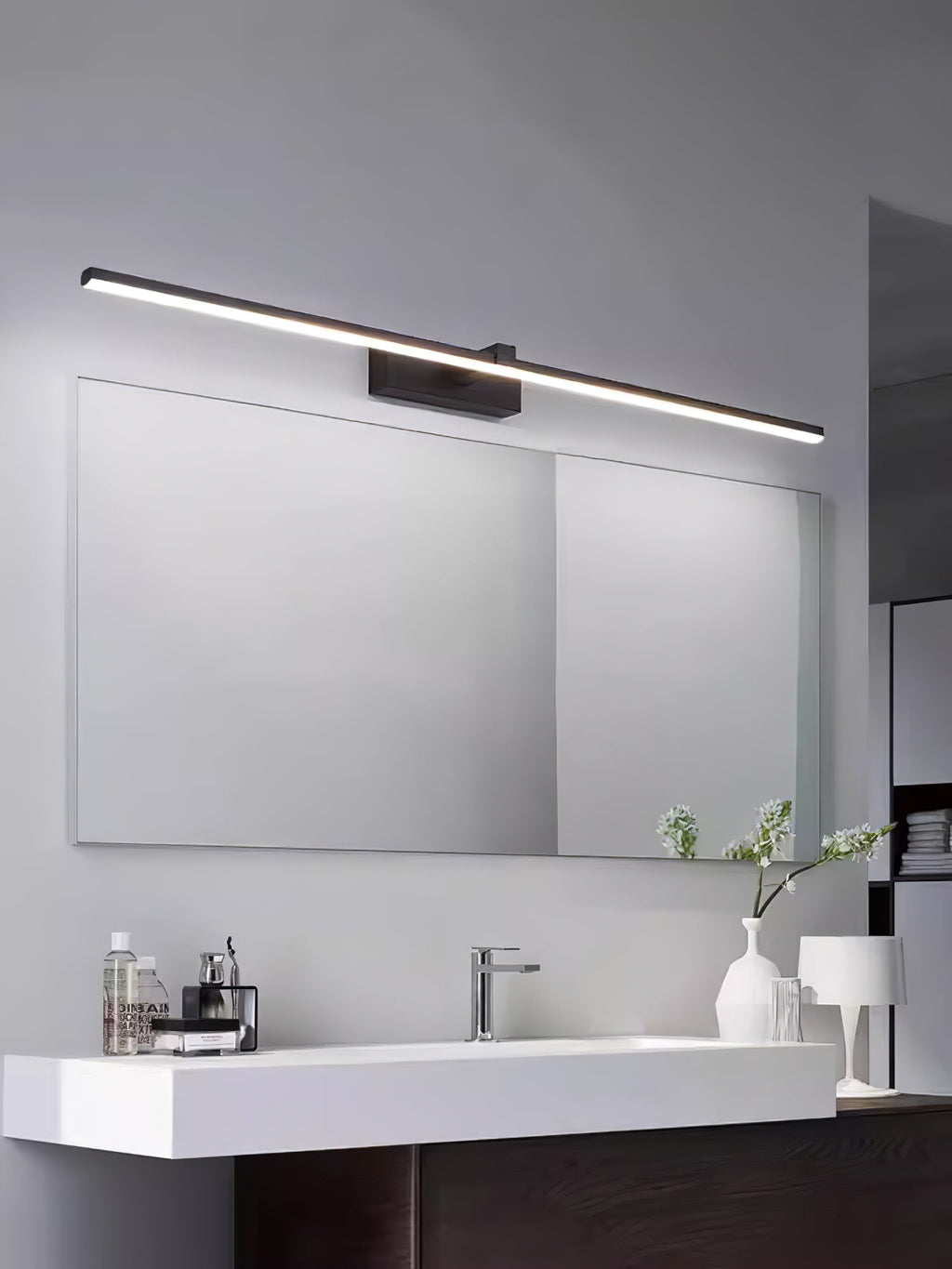 Metal Linear Mirror Wall Light – puntodiluce.com