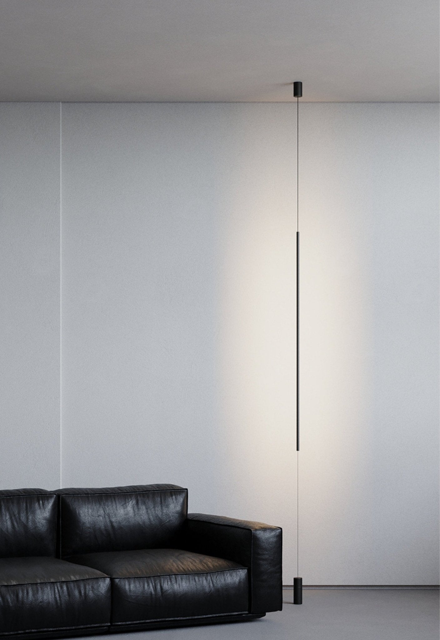 Lampă suspendată LED liniară minimalistă 