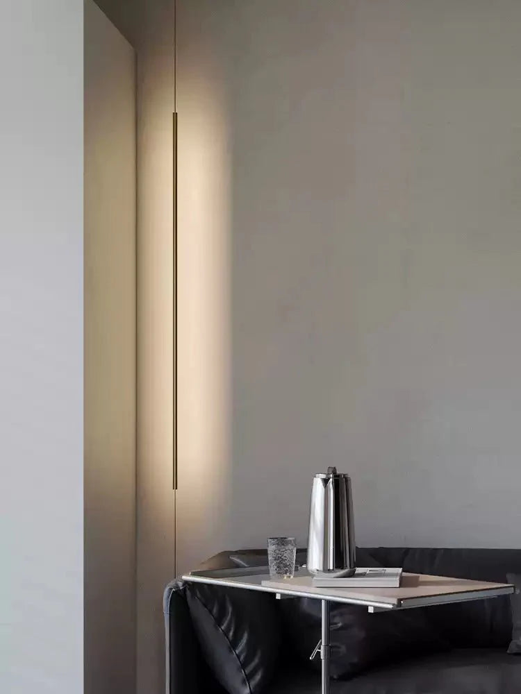 Lampă suspendată LED liniară minimalistă 