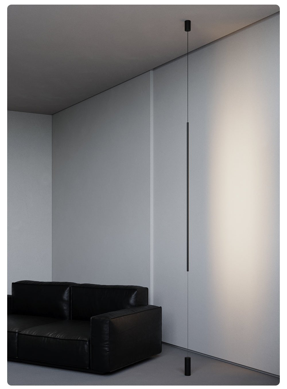 Lampă suspendată LED liniară minimalistă 