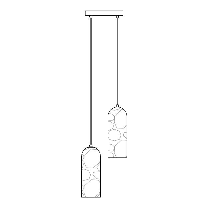 Monty  Alabaster Pendant Lamp
