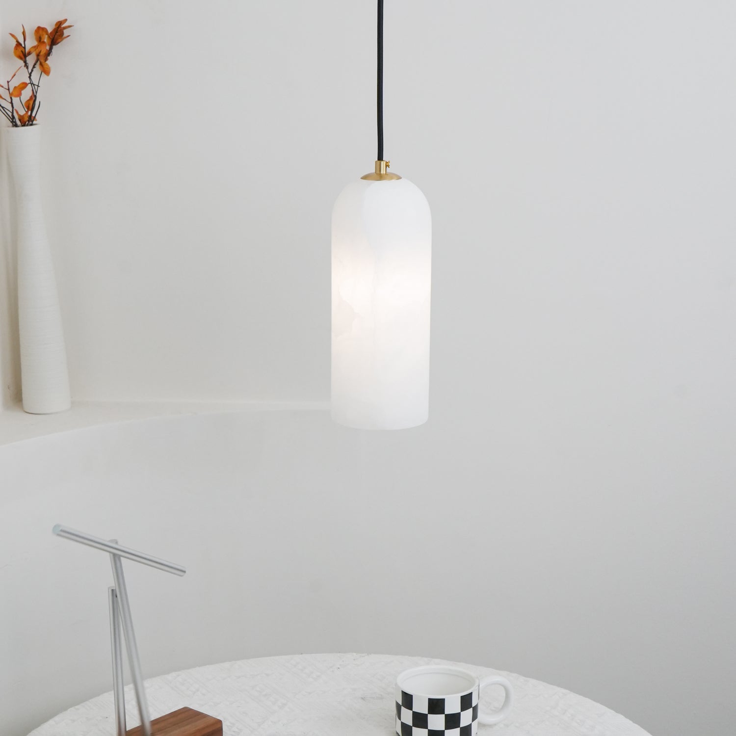 Monty  Alabaster Pendant Lamp
