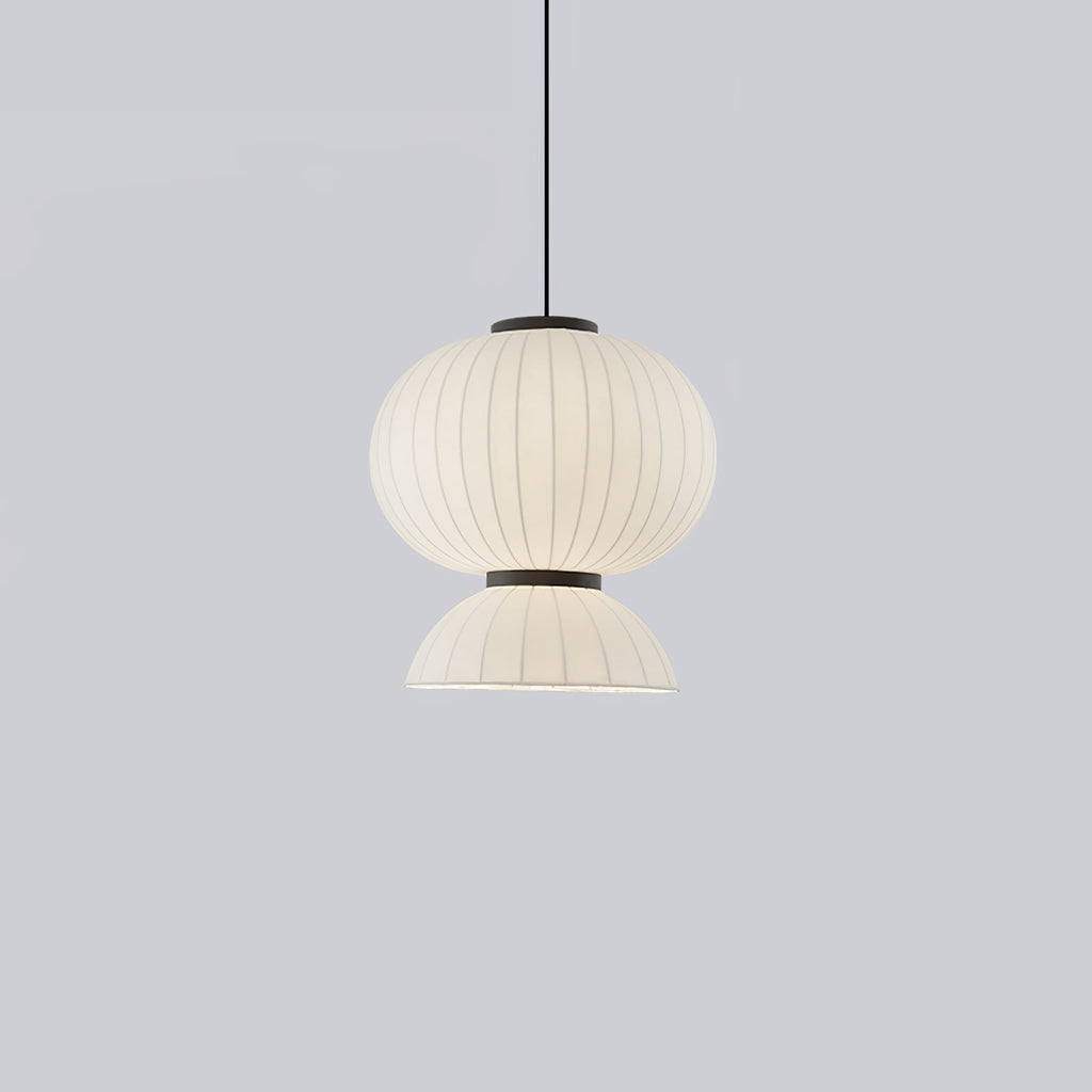 Mulberry Silk Lantern Pendant Light - Vakkerlight