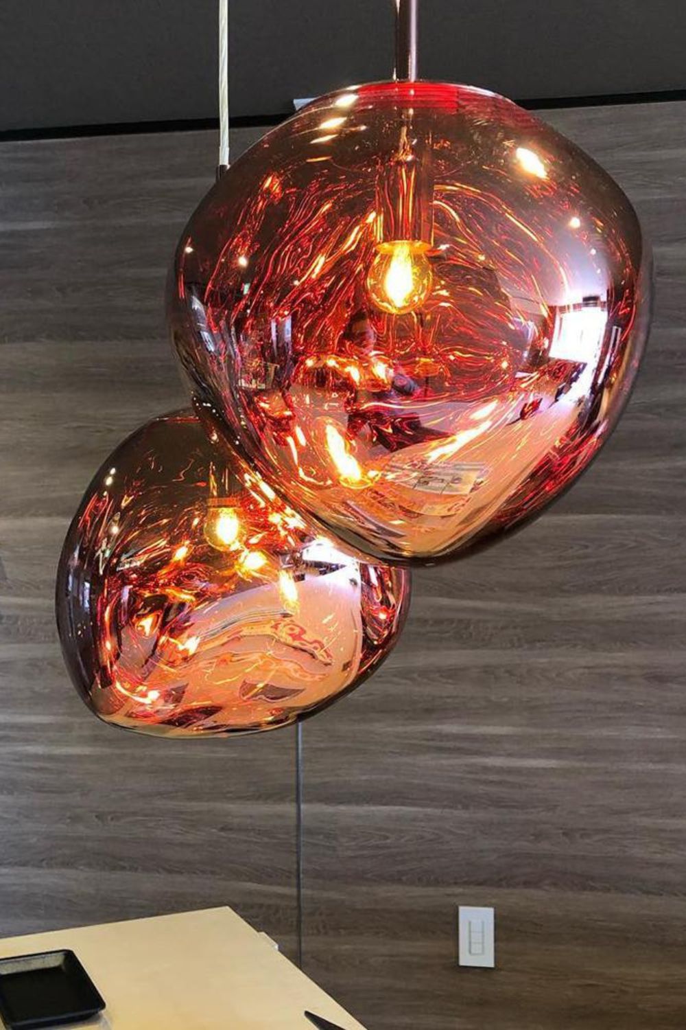 Lampă suspendată rotundă Multi Lava