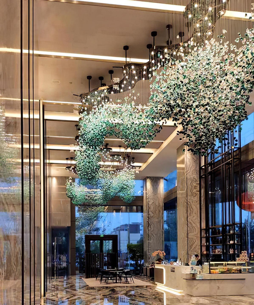 Crystal Stone Chandelier