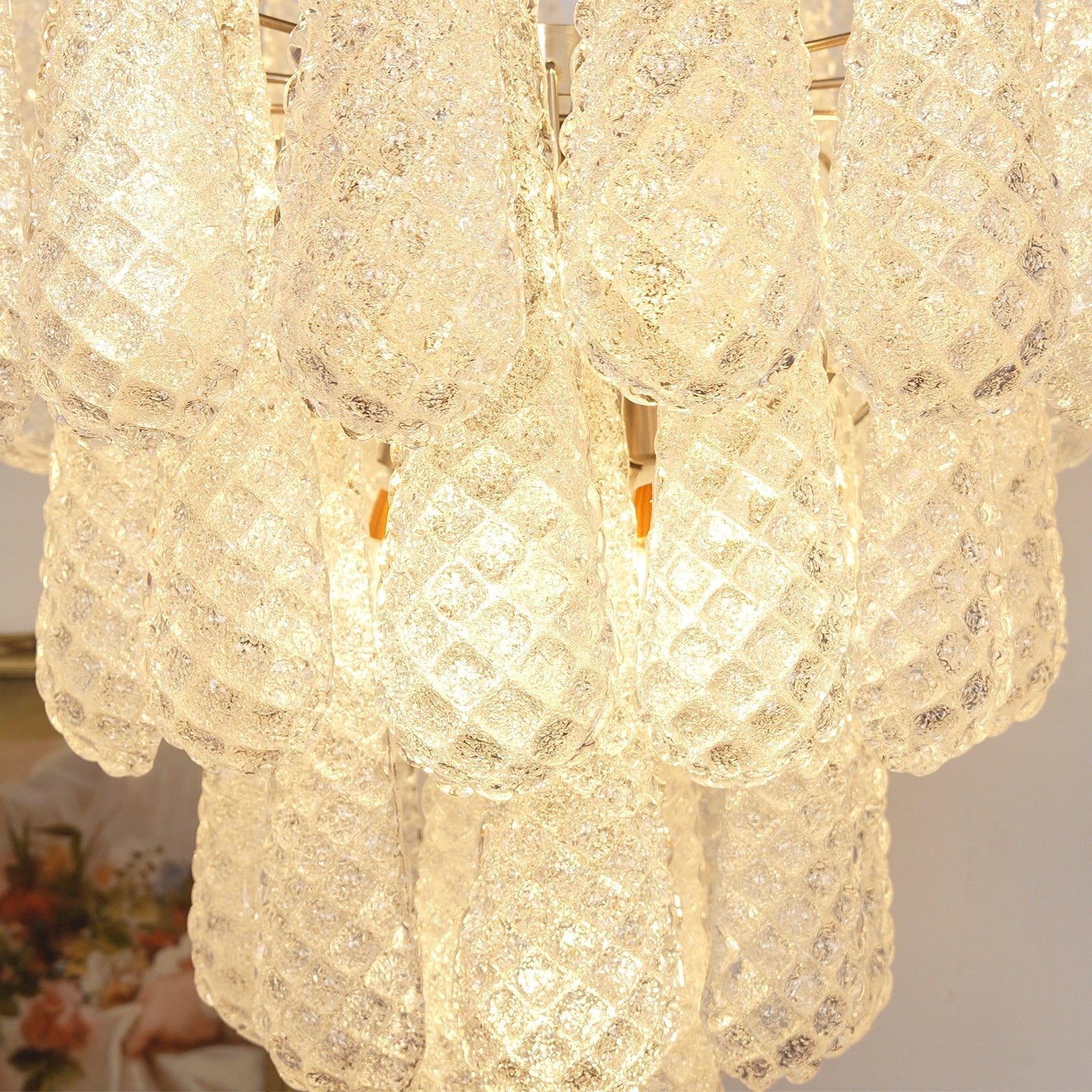Murano Glass Dewdrop Chandelier