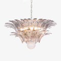 Murano Palmette Transparent Chandelier - Vakkerlight