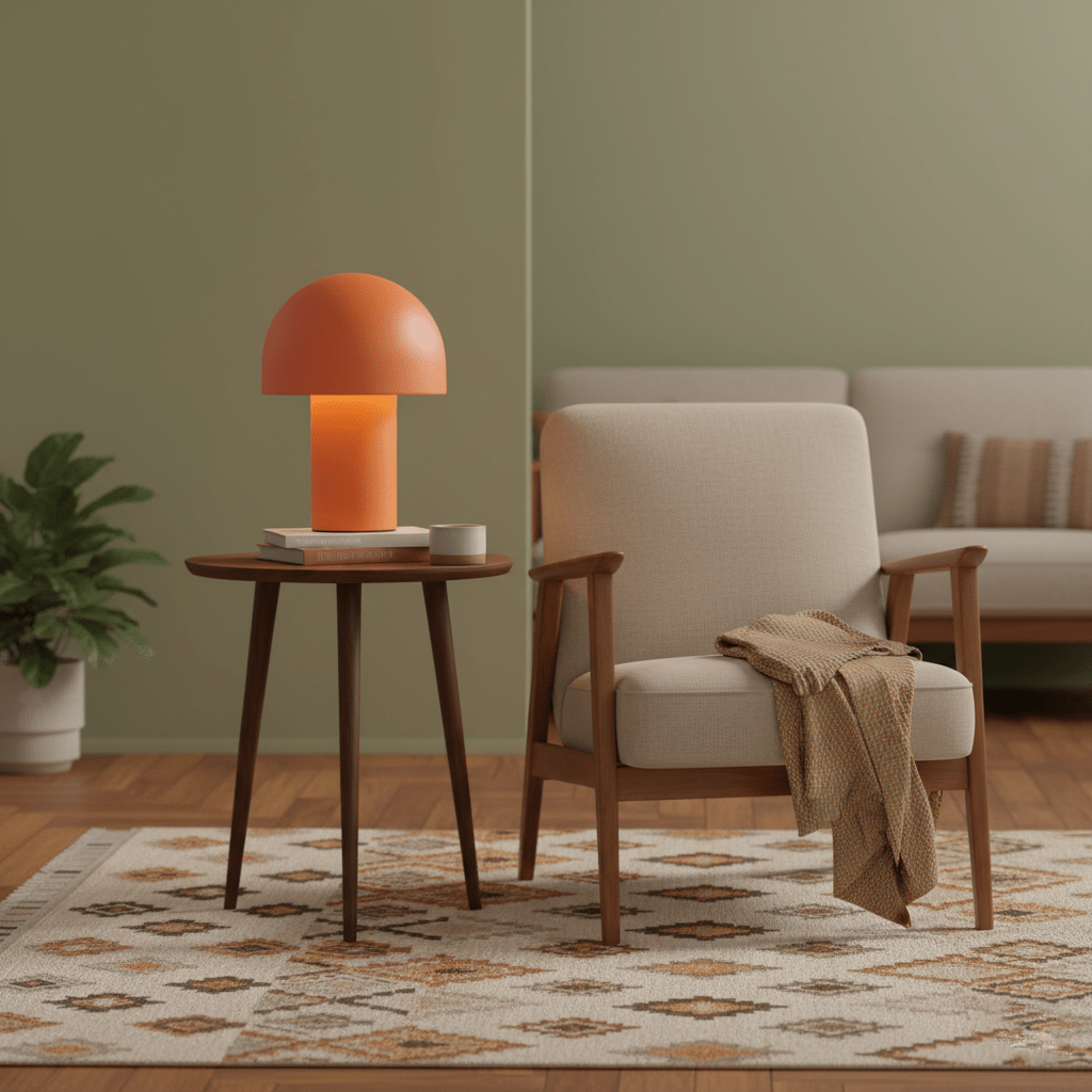 Mushroom Umbrella Table Lamp