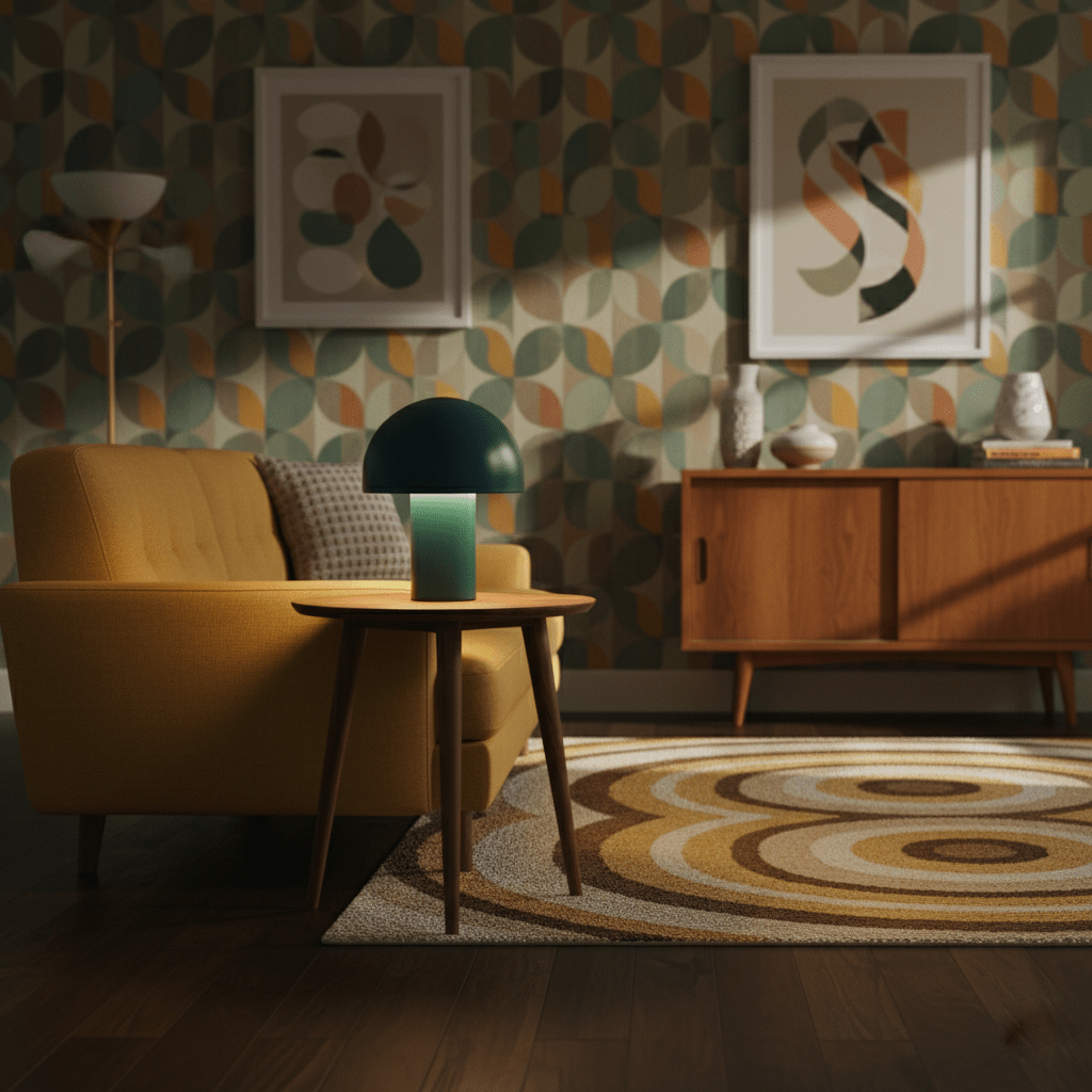 Mushroom Umbrella Table Lamp