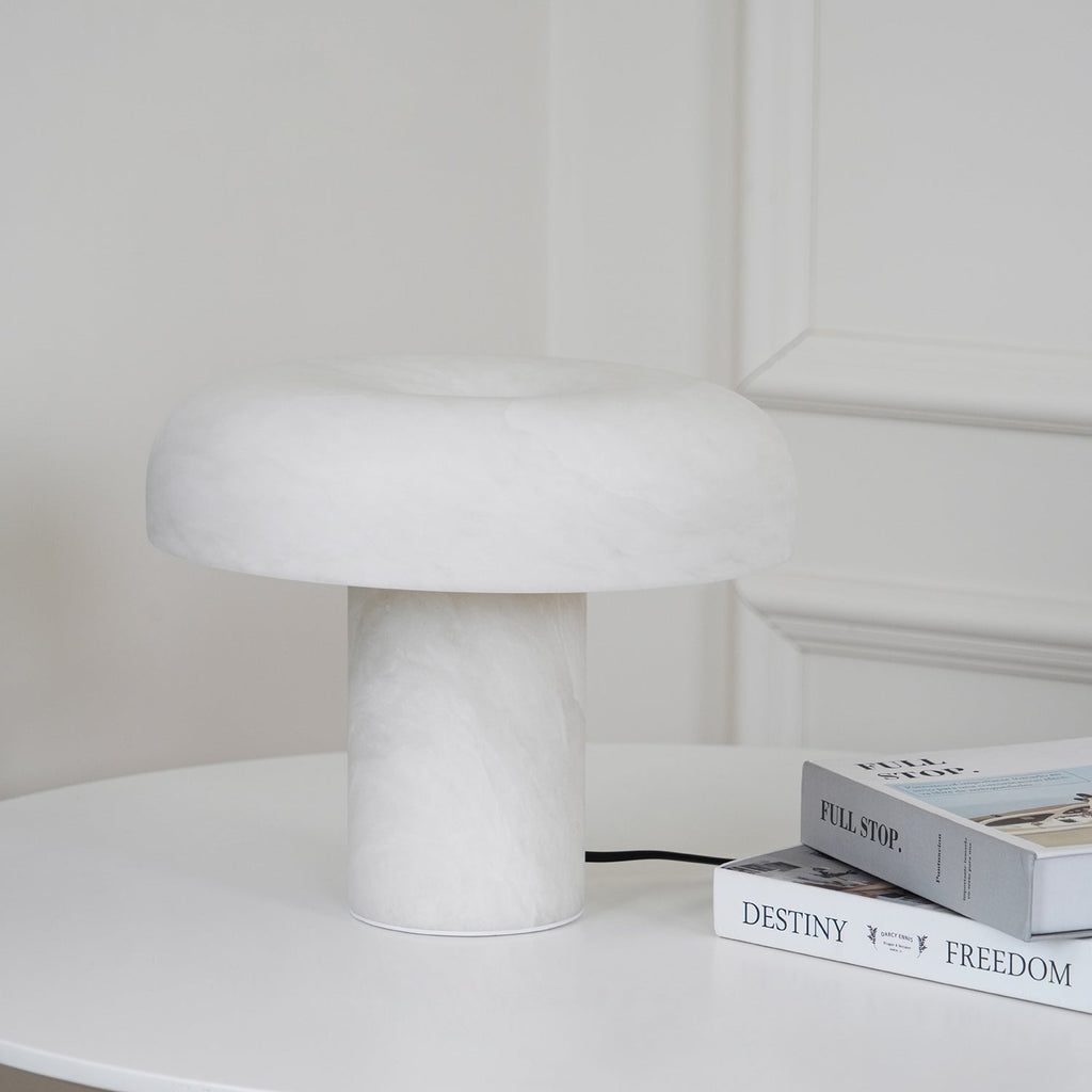Mushroom Type Alabaster Table Lamp