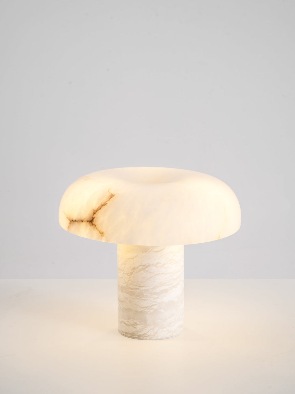 Mushroom Type Alabaster Table Lamp