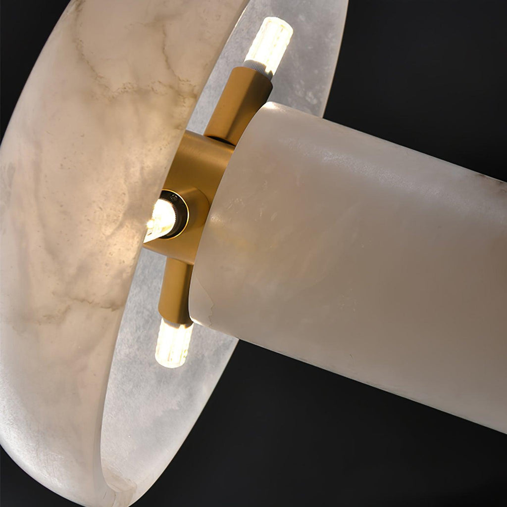 Mushroom Type Alabaster Table Lamp