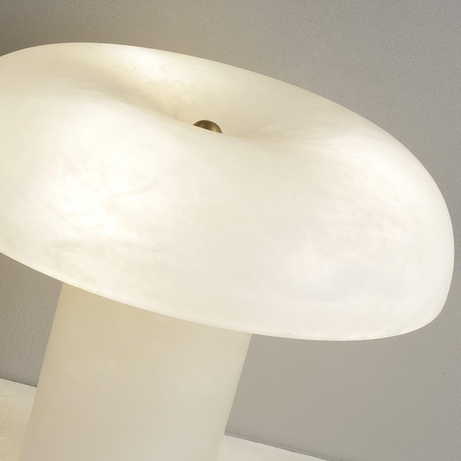 Mushroom Type Alabaster Table Lamp