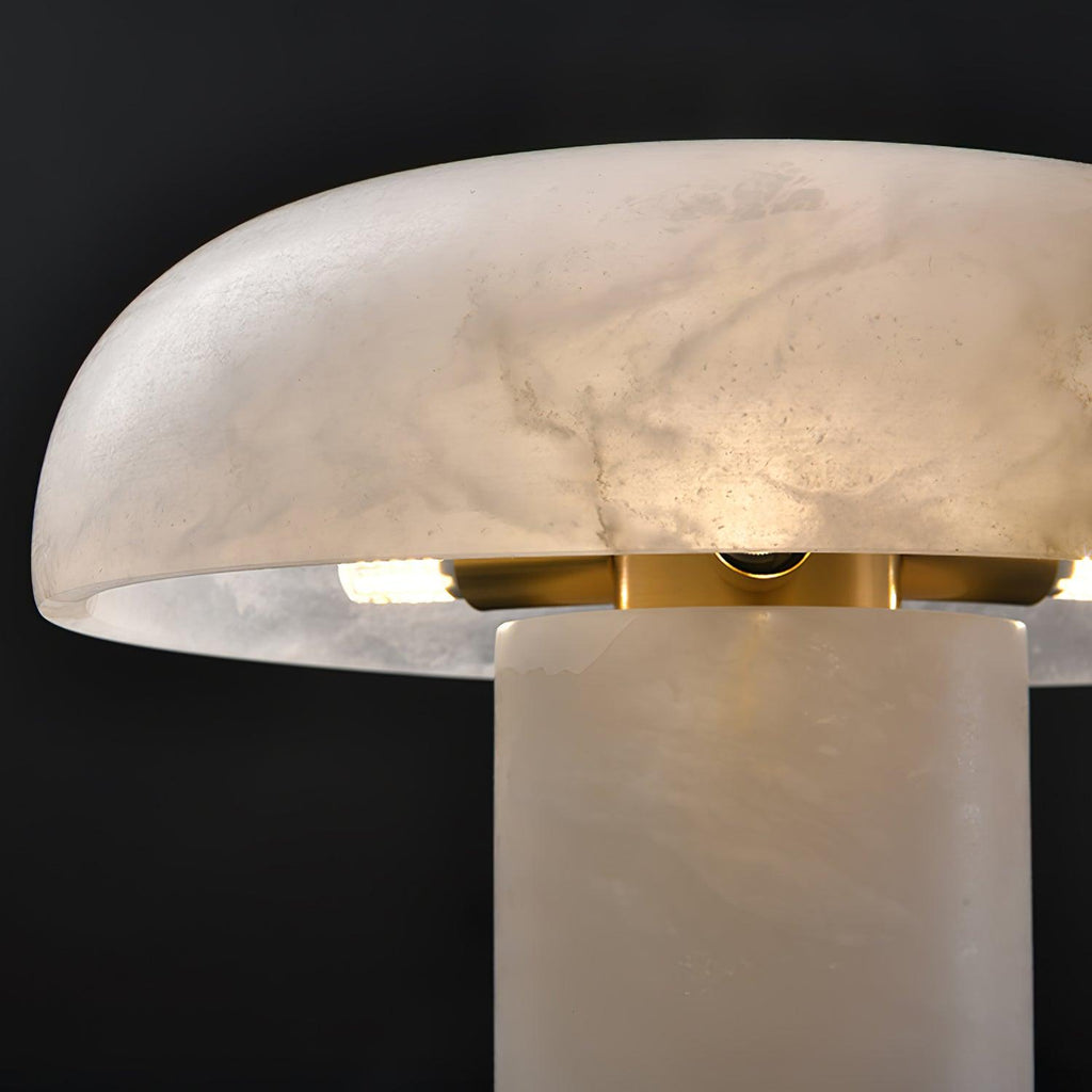 Mushroom Type Alabaster Table Lamp