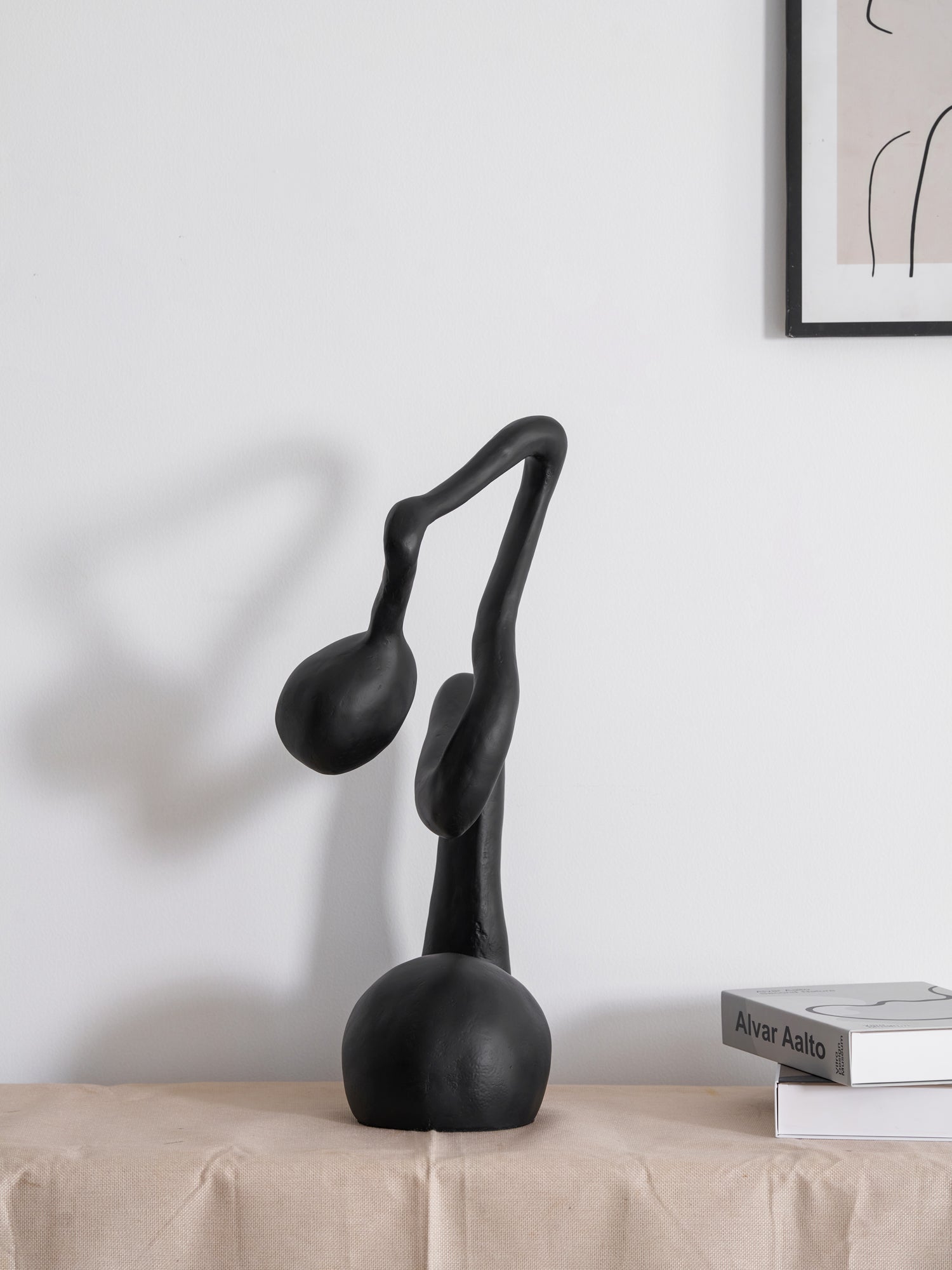 Lampă de masă cu sculptură de smirnă 