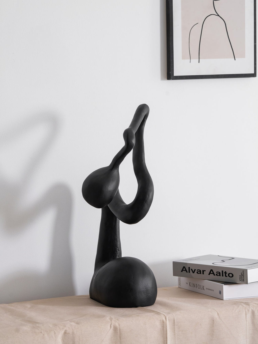 Lampă de masă cu sculptură de smirnă 