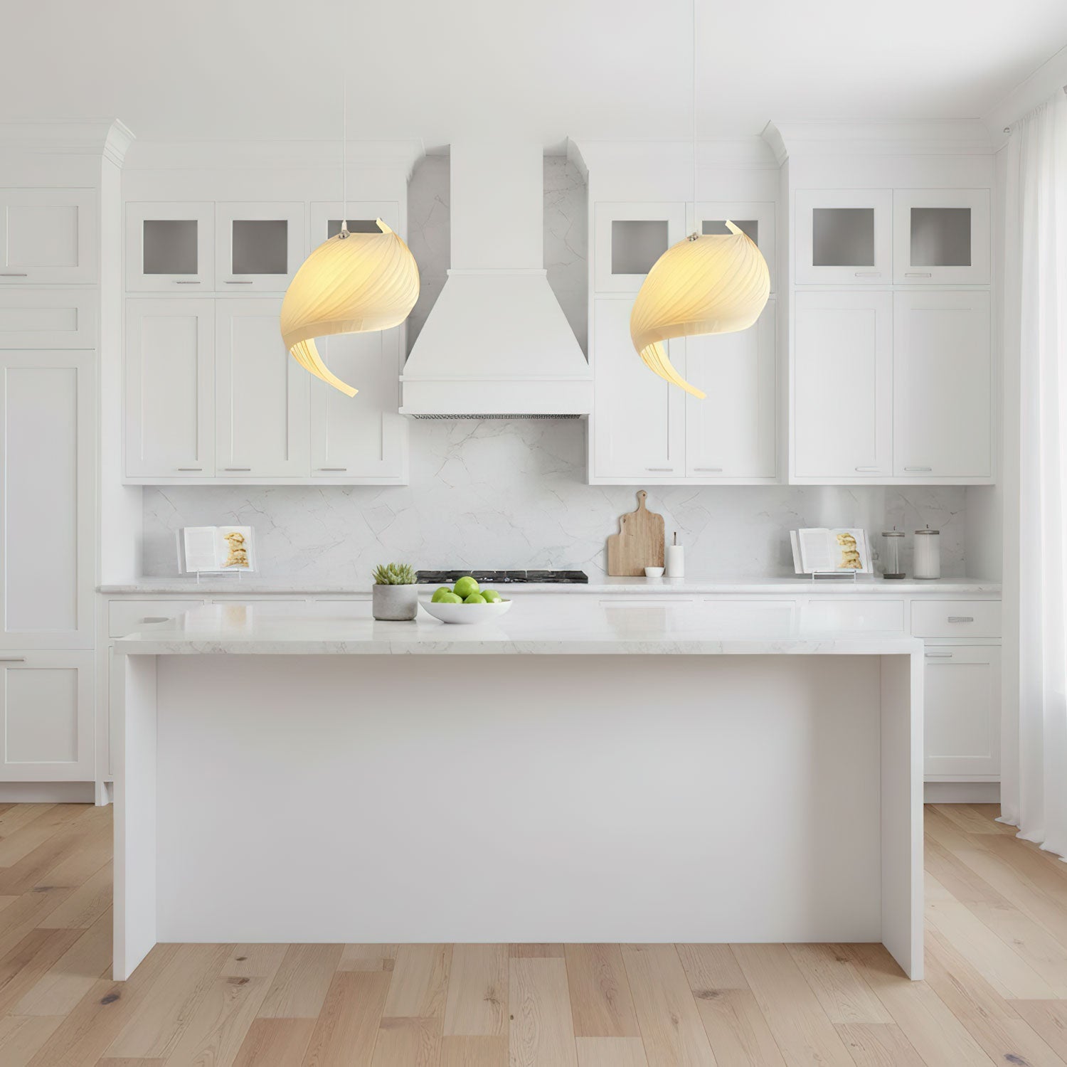 Nautilus Shell Pendant Light