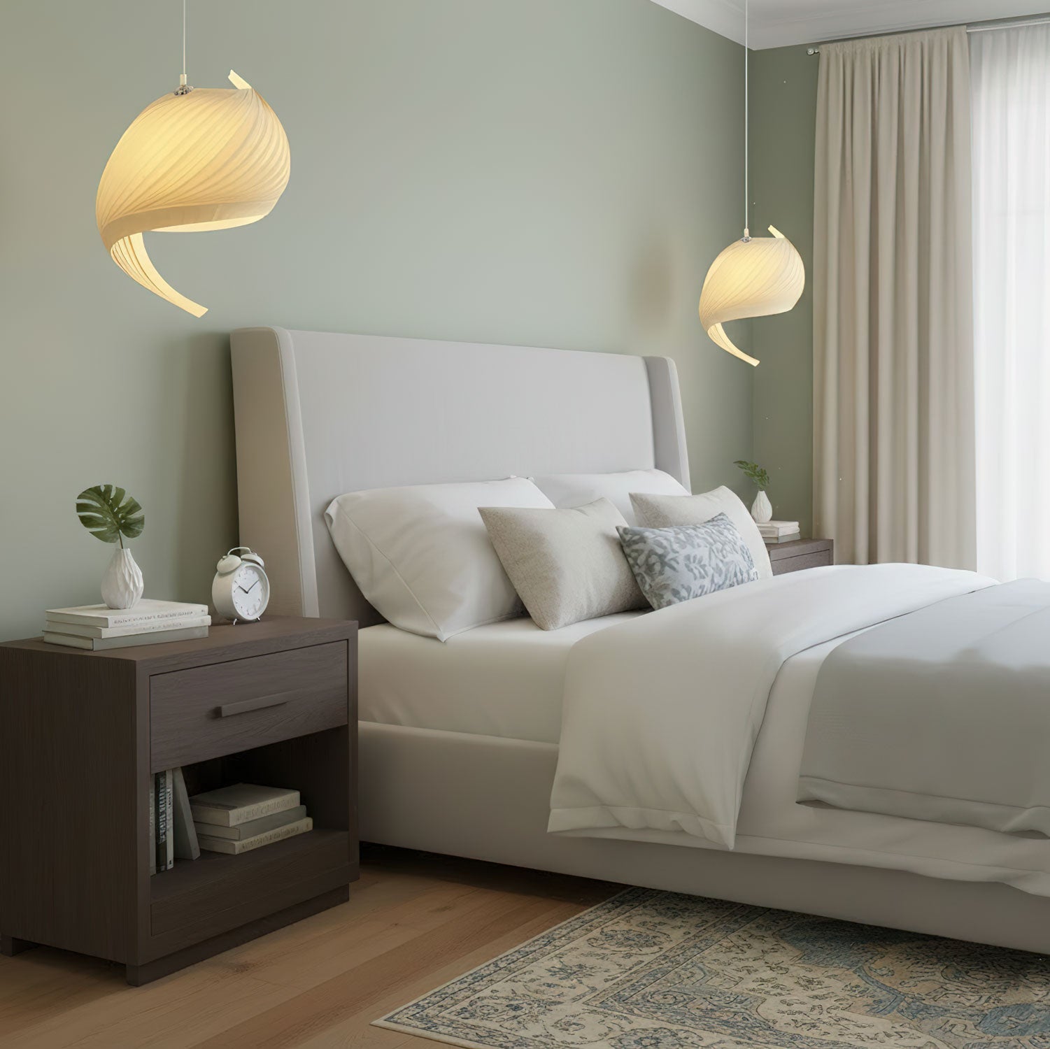 Nautilus Shell Pendant Light