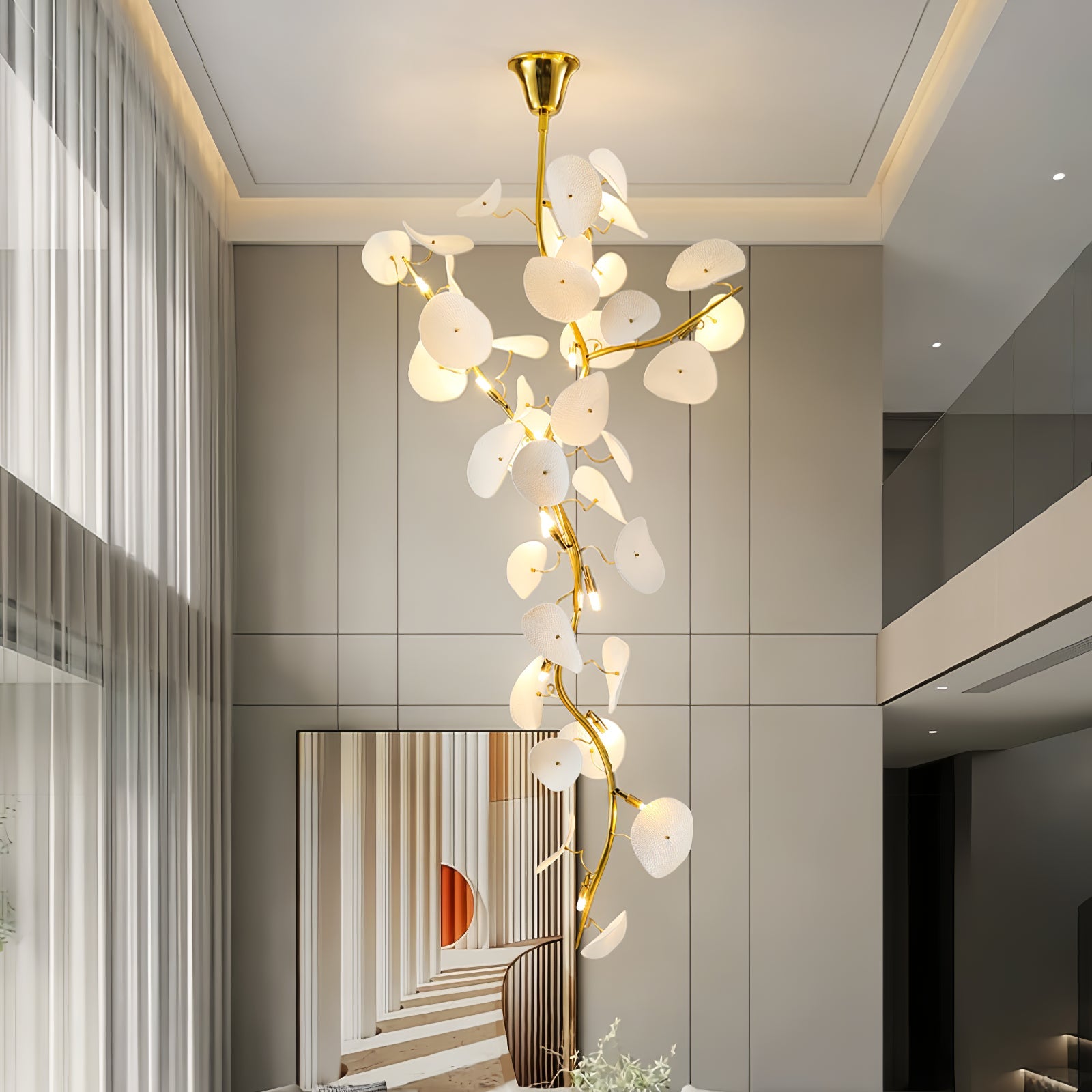 Nebula Petal Chandelier