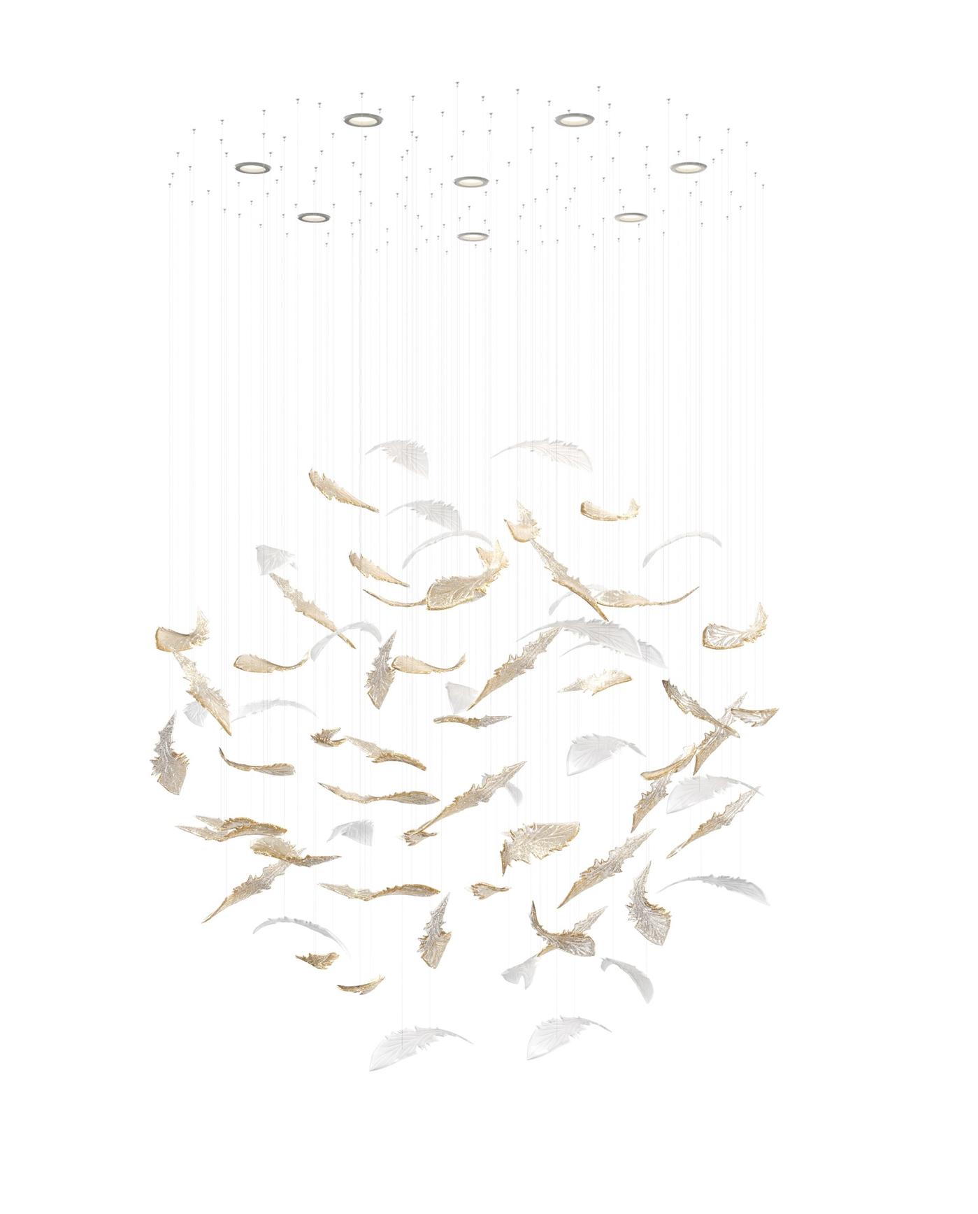Nectar Leaves Chandelier - Vakkerlight